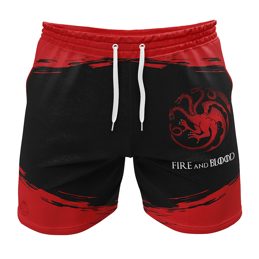 House Targaryen Game of Thrones Gym Shorts