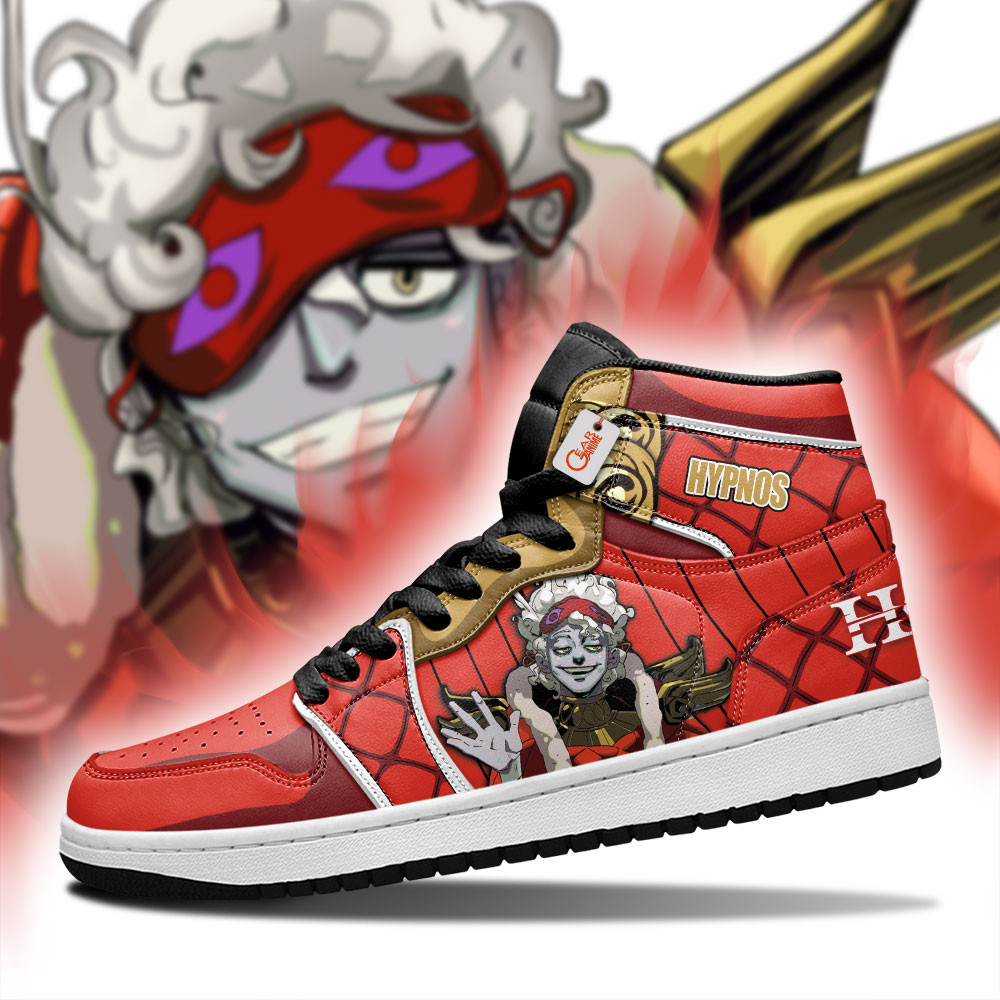 Hypnos Death's Brother Custom Gaming High-Top Leather Sneakers Games Hades Custom Name