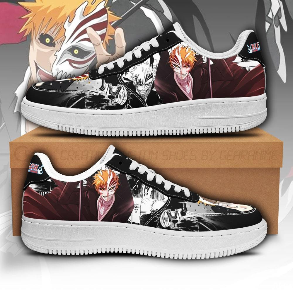 Ichigo Hollow Custom Anime Low-Top Leather Sneakers