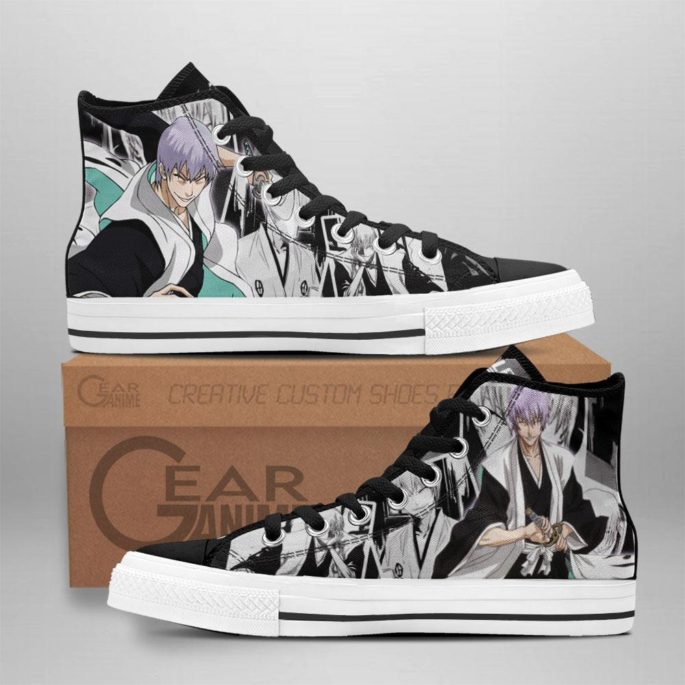 Ichimaru Gin Custom Anime High-Top Canvas Shoes TT0409