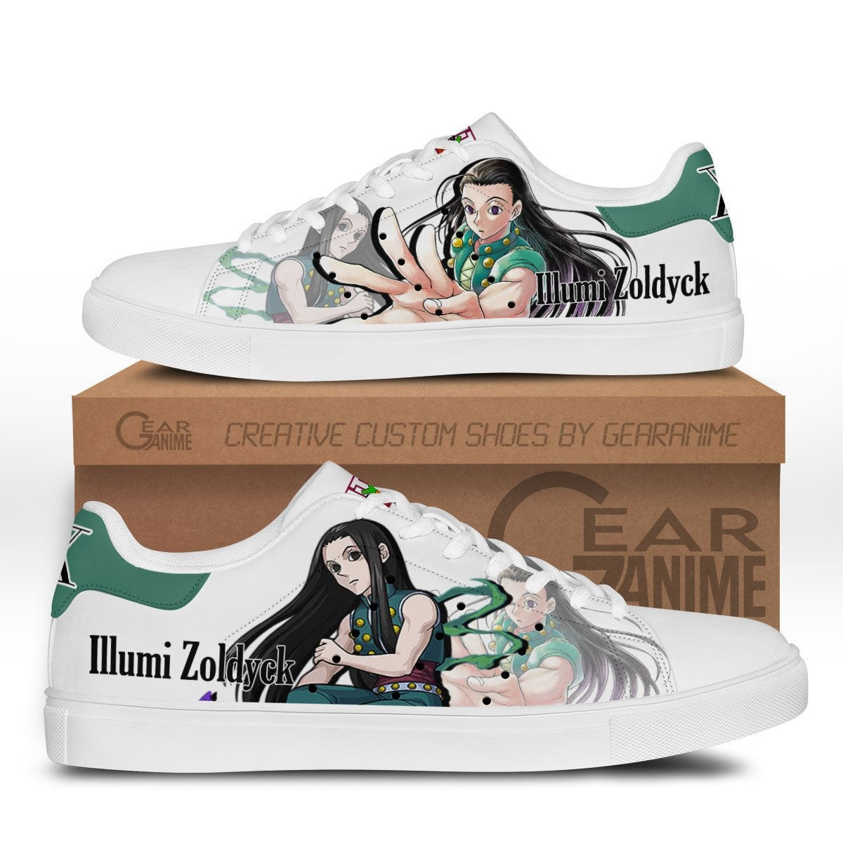 Illumi Zoldyck Custom Anime Classic Court Shoes