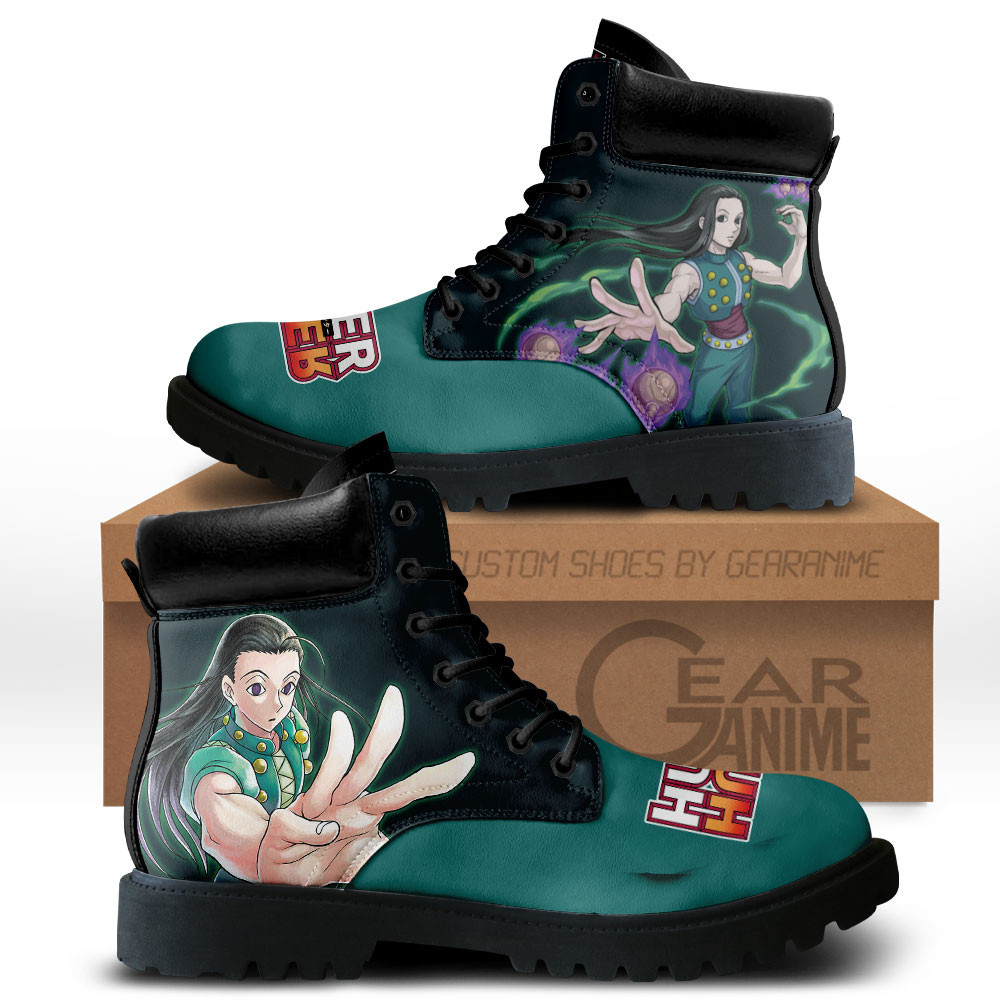 Illumi Zoldyck Custom Anime Combat Boots MV0512