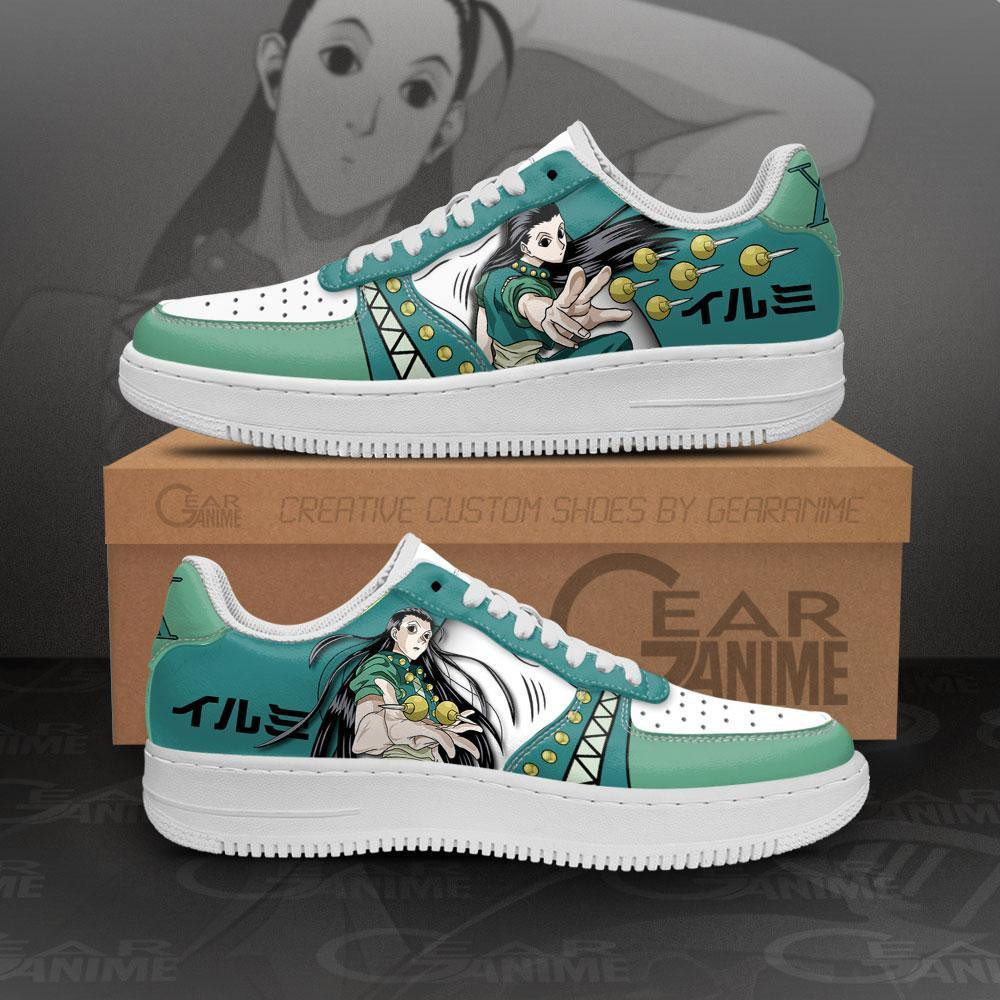 Illumi Zoldyck Custom Anime Low-Top Leather Sneakers