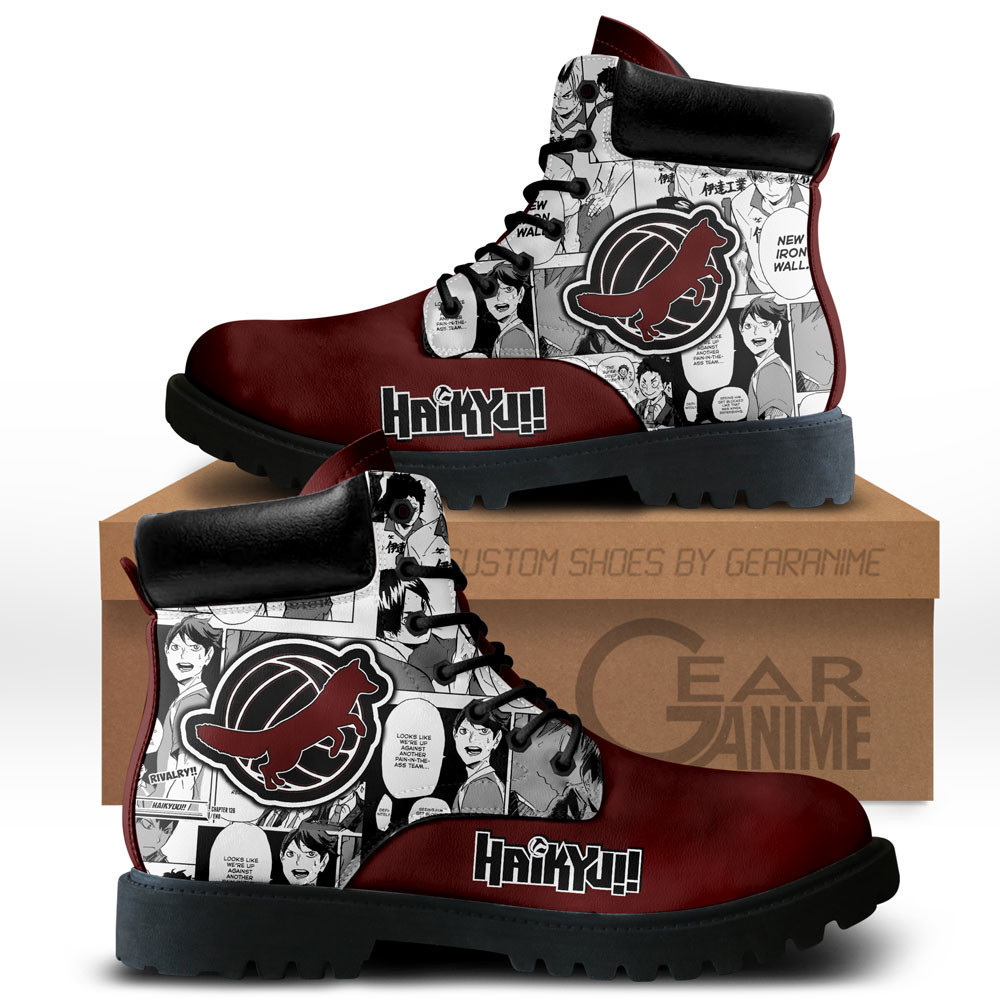 Inarizaki Custom Anime Combat Boots NTT111