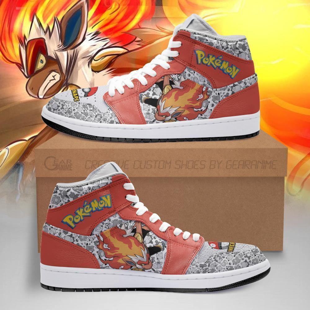 Infernape Custom Anime High-Top Leather Sneakers PT04