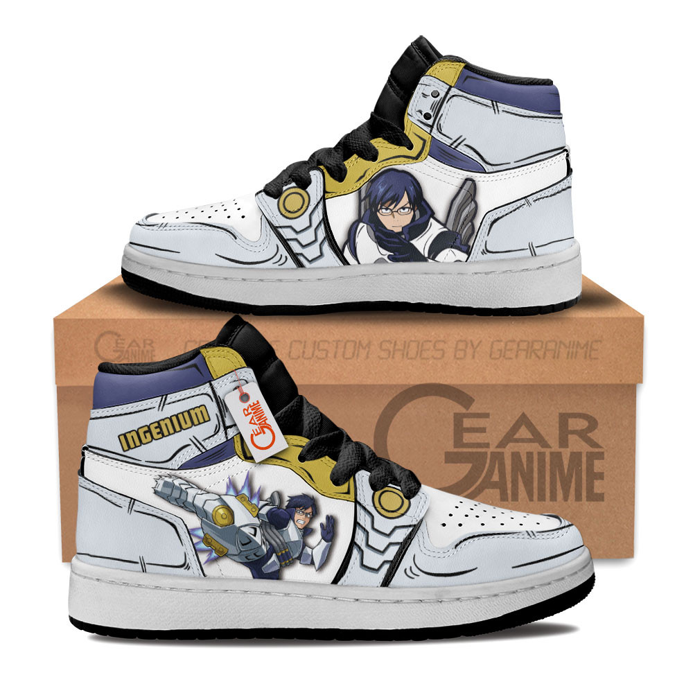 Ingenium Custom Anime Kids High-Top Leather Sneakers Personalized
