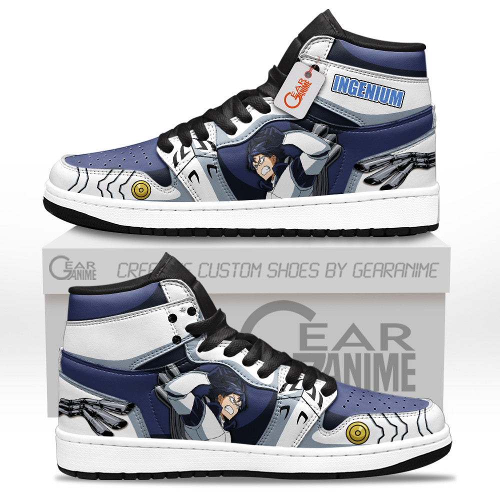 Ingenium High-Top Leather Sneakers Custom Name