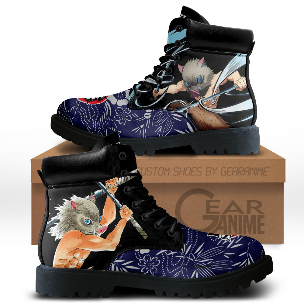 Inosuke Custom Anime Combat Boots MV0512