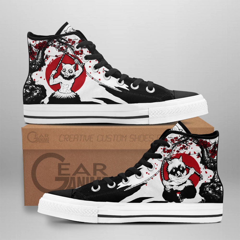 Inosuke Custom Anime High-Top Canvas Shoes