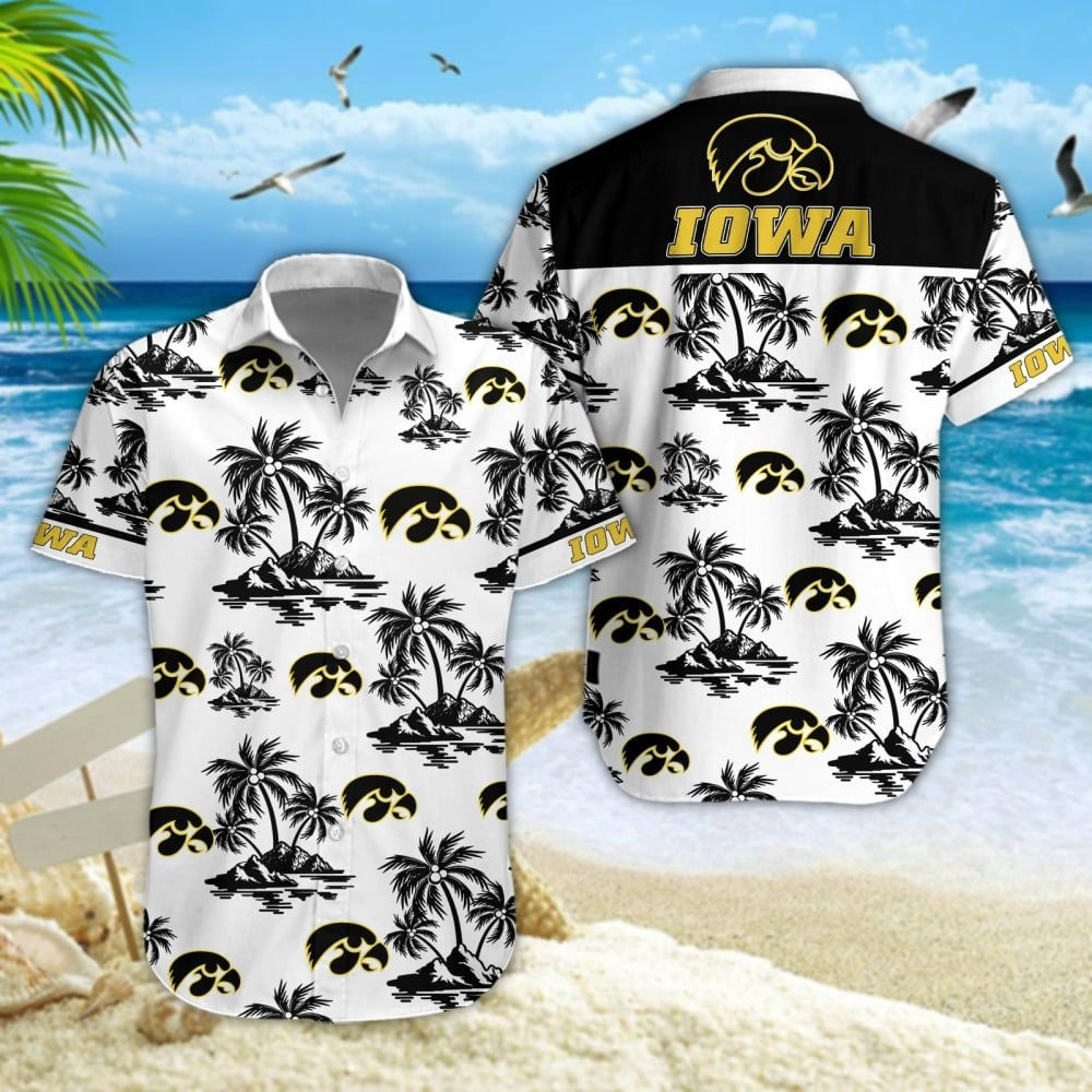 Iowa Hawkeyes Football Hawaiian Football Vacation Shirt Gift For Soccer Lovers