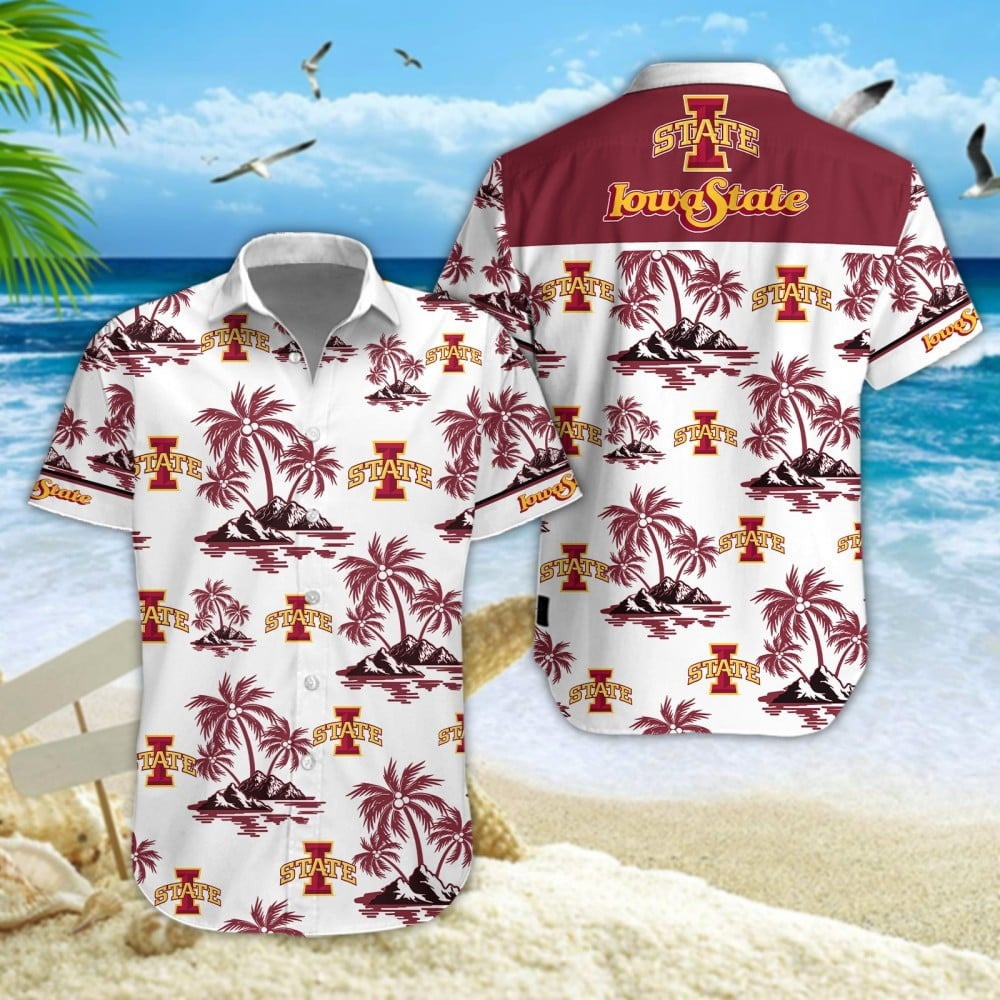 Iowa State Cyclones Football Hawaiian NCAA Merch Gift For College Football Lovers