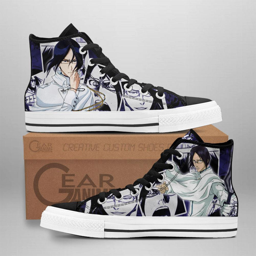 Ishida Uryu Custom Anime High-Top Canvas Shoes TT0409