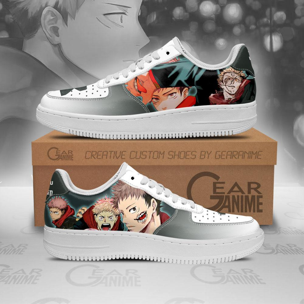 Itadori Yuuji Custom Anime Low-Top Leather Sneakers