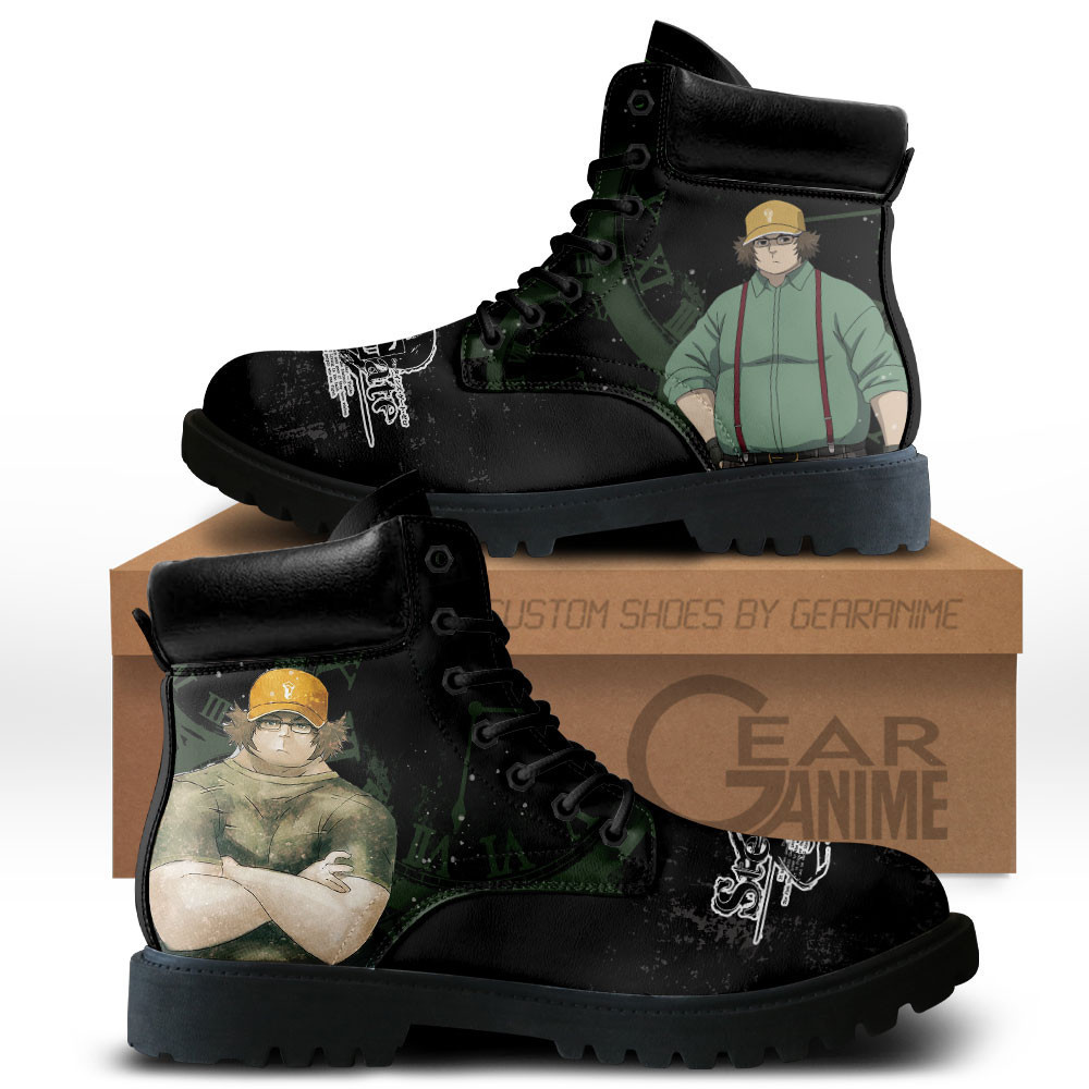 Itaru Hashida Custom Anime Combat Boots MV0711