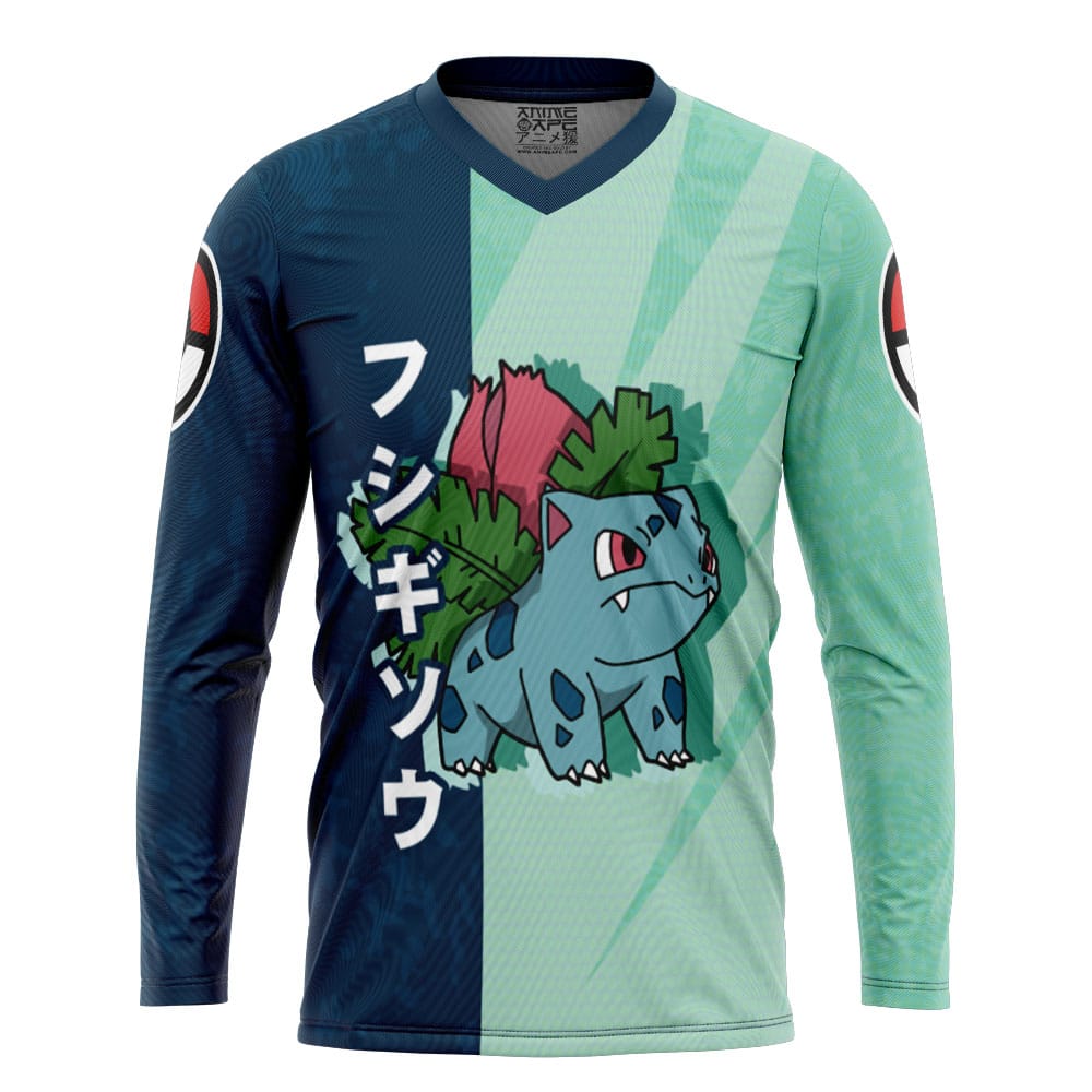 Ivysaur Attack Pokemon Hockey Jersey