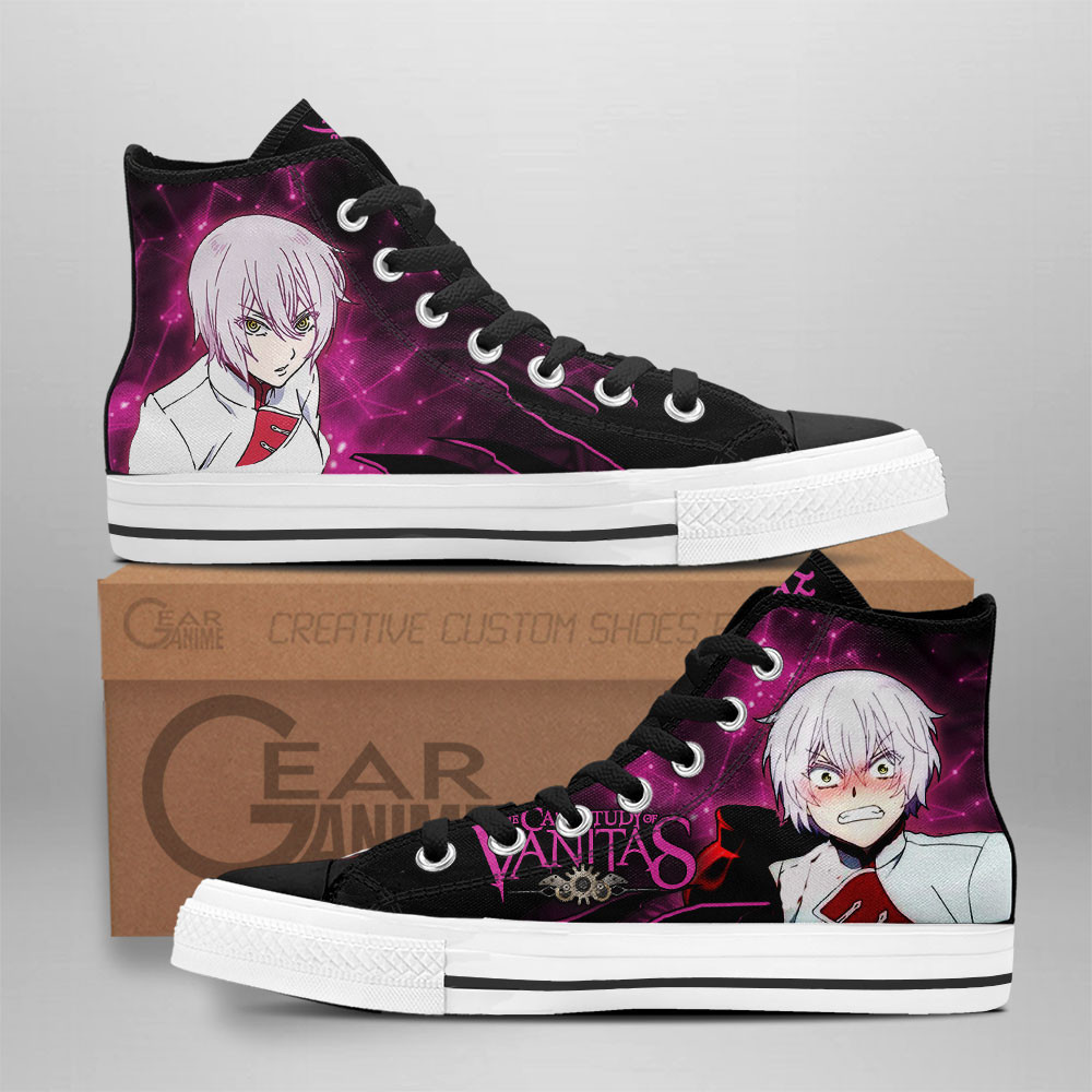 Jeanne Custom Anime High-Top Canvas Shoes The Case Study of Vanitas NTT221