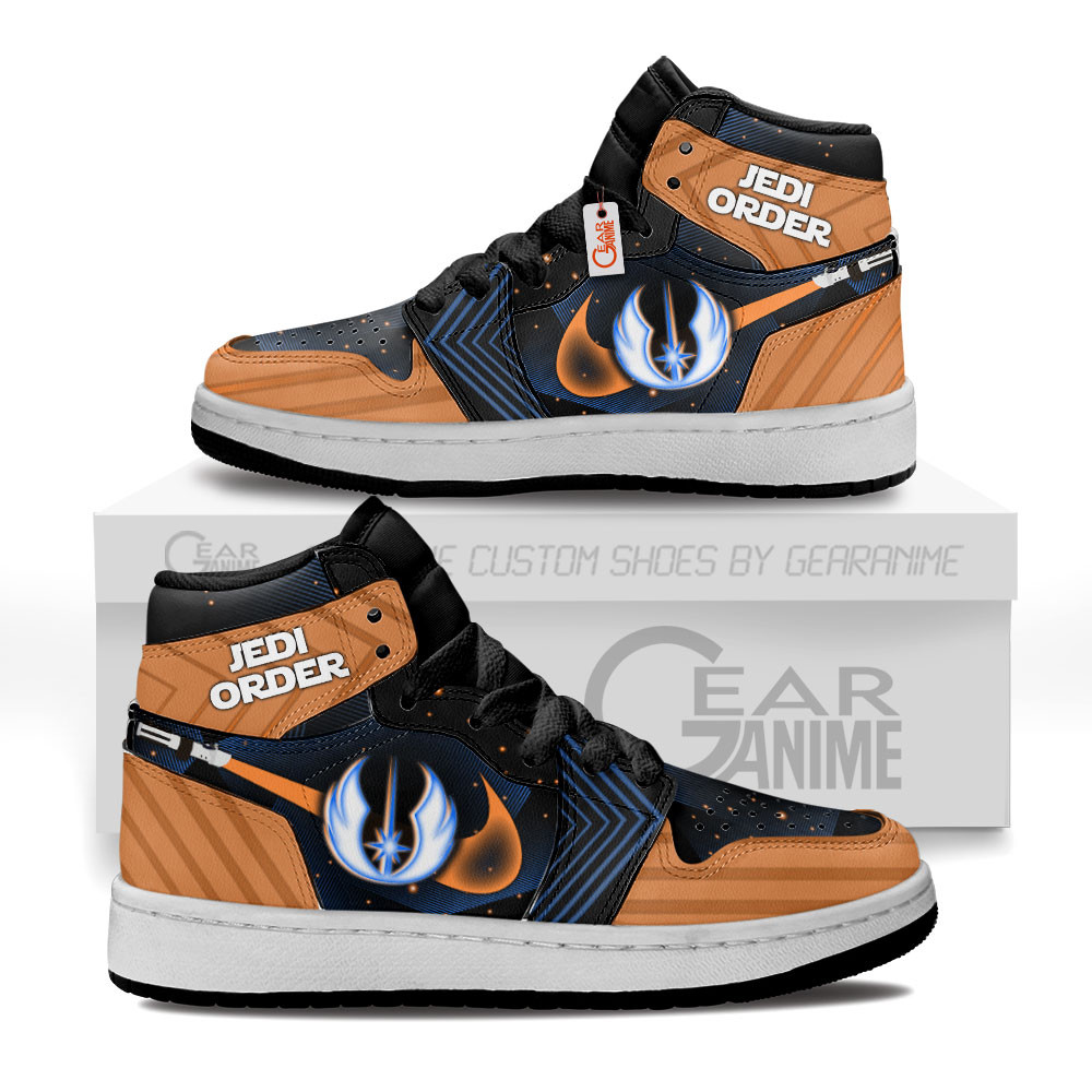 Jedi Order Kids High-Top Leather Sneakers