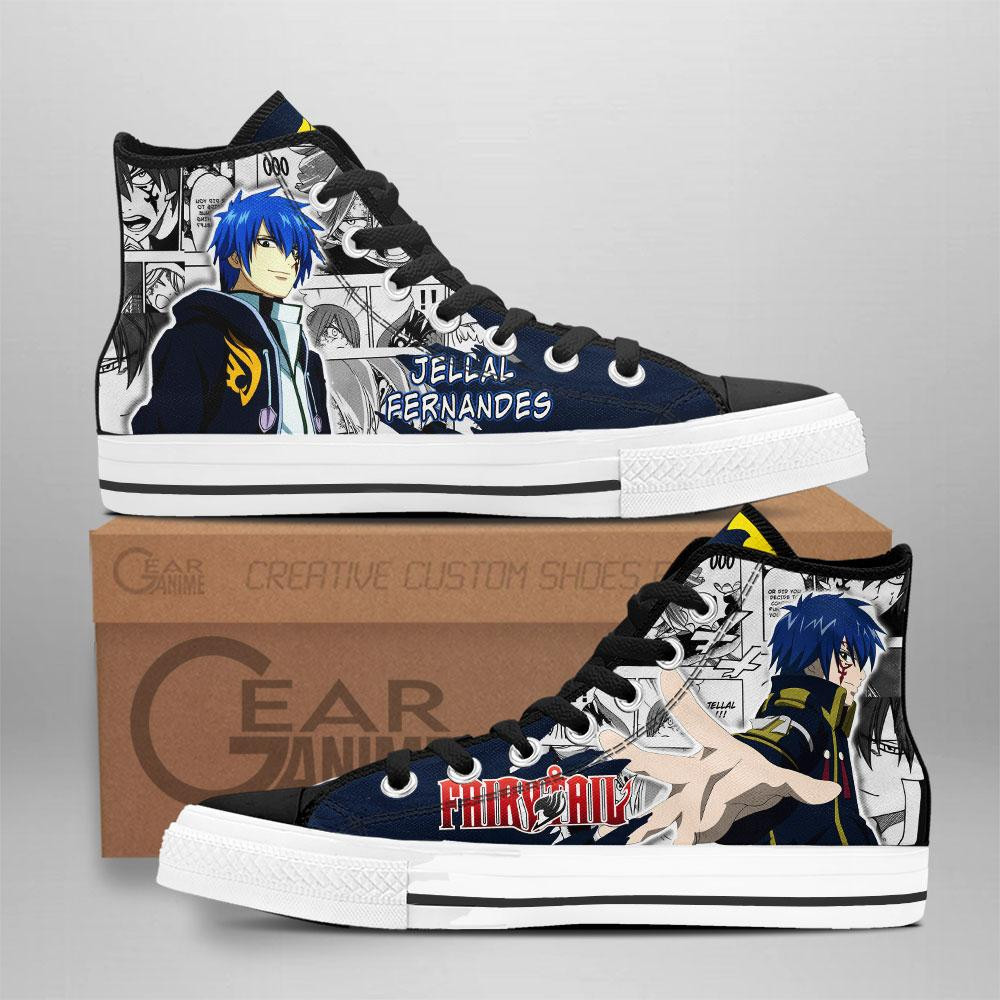 Jellal Fernandes Custom Anime High-Top Canvas Shoes NTT041