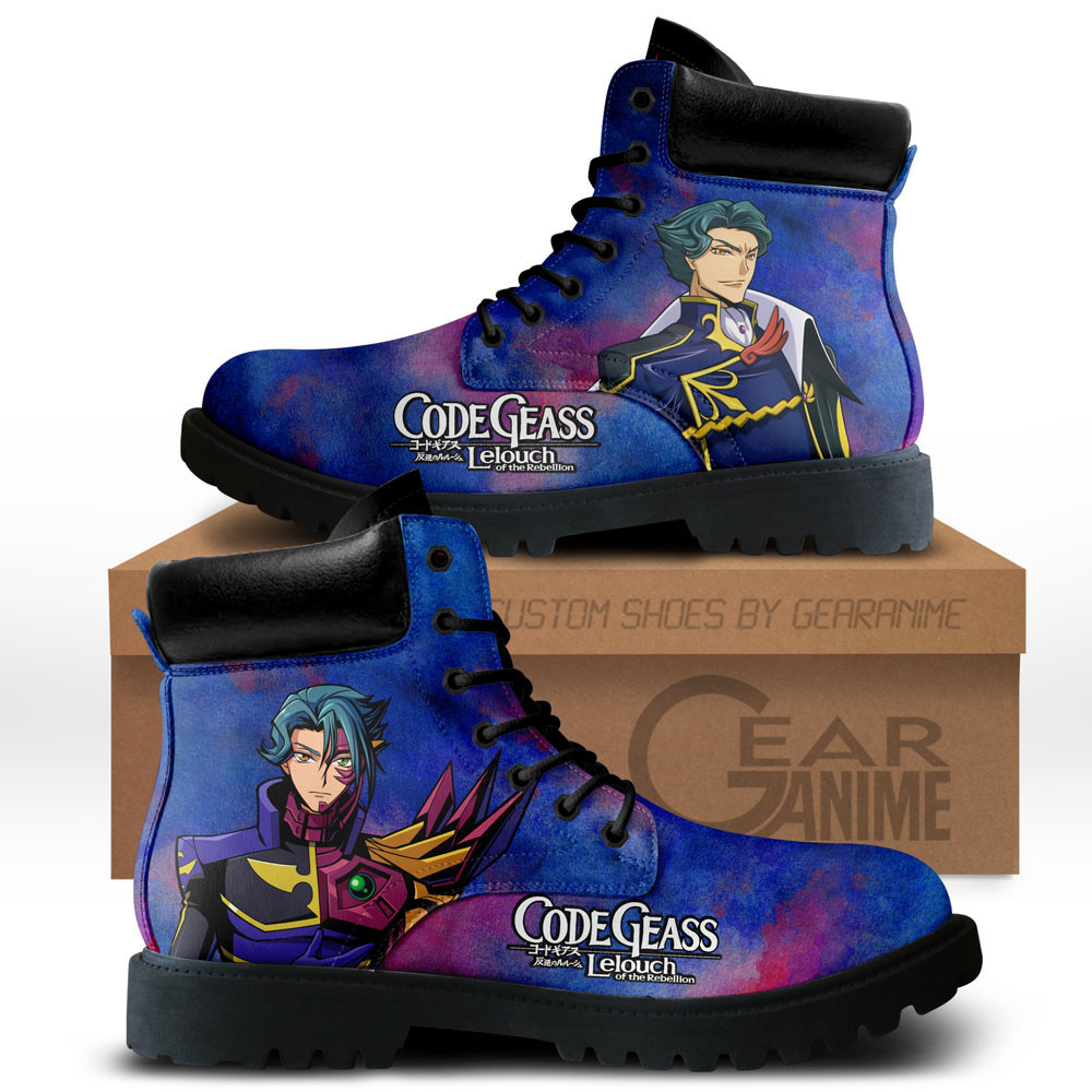 Jeremiah Gottwald Custom Anime Combat Boots NTT141