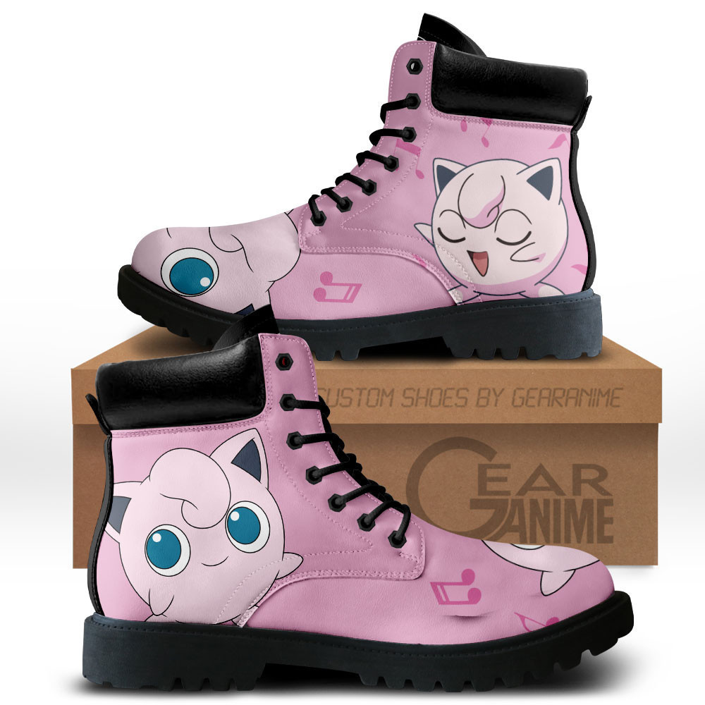 Jigglypuff Custom Anime Combat Boots
