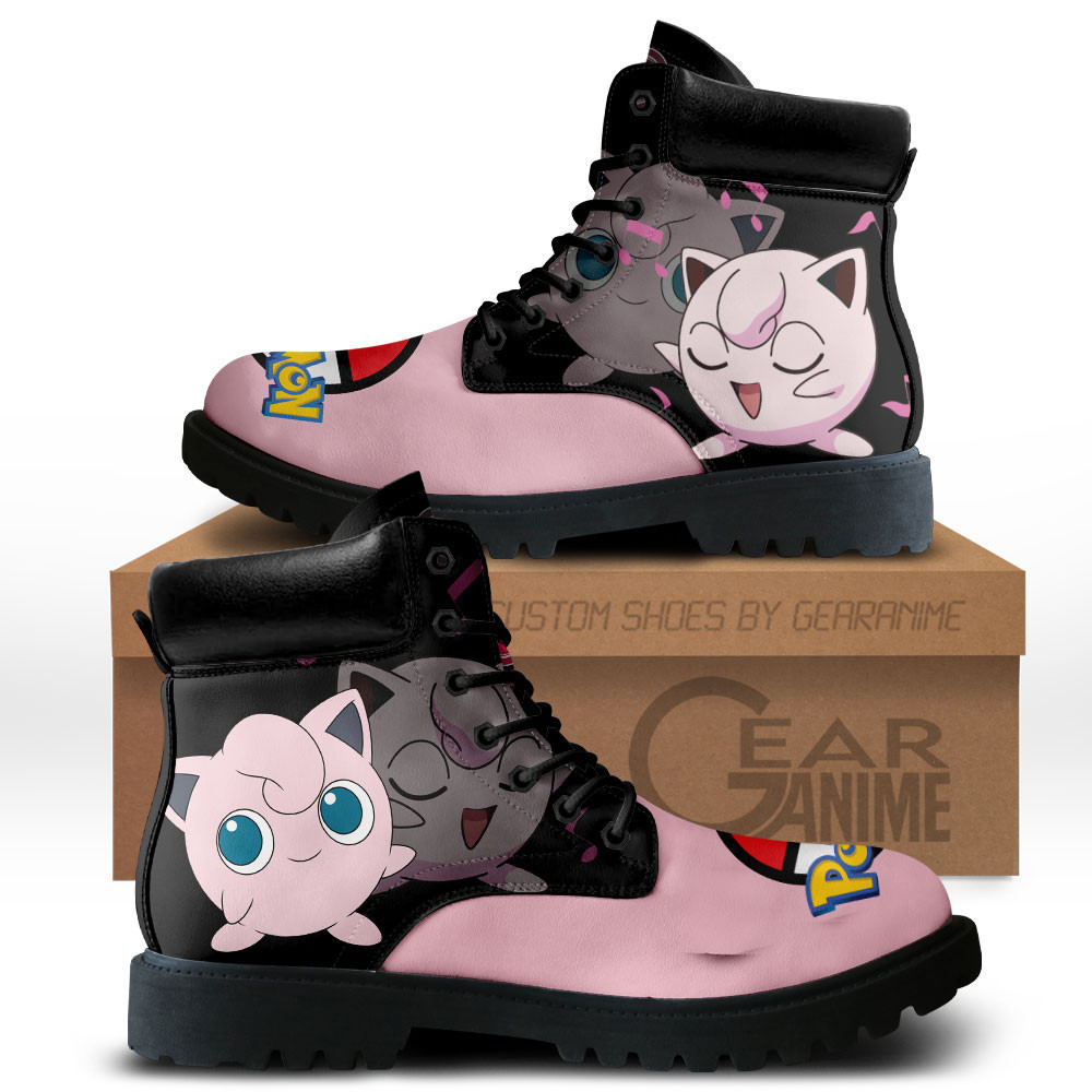 Jigglypuff Custom Anime Combat Boots MV0512