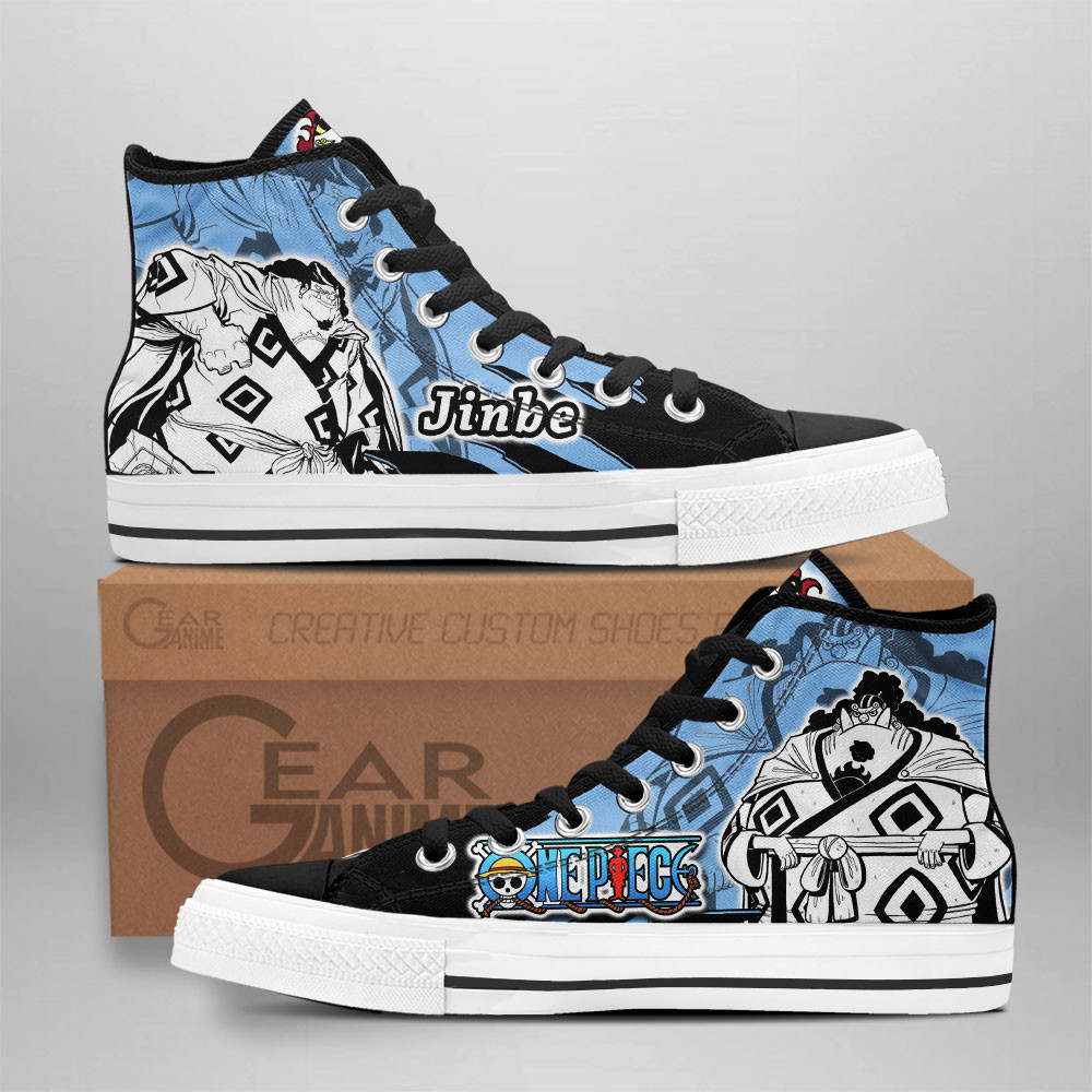 Jinbe Custom Anime High-Top Canvas Shoes