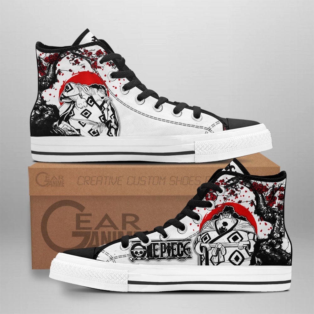 Jinbe Custom Anime High-Top Canvas Shoes