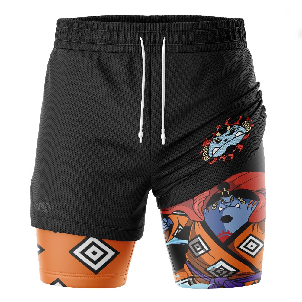 Jinbe Knight of the Sea One Piece 2-in-1 Performance Shorts