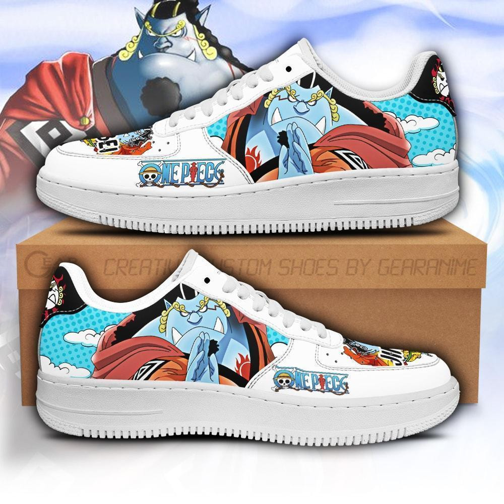 Jinbei Custom Anime Low-Top Leather Sneakers