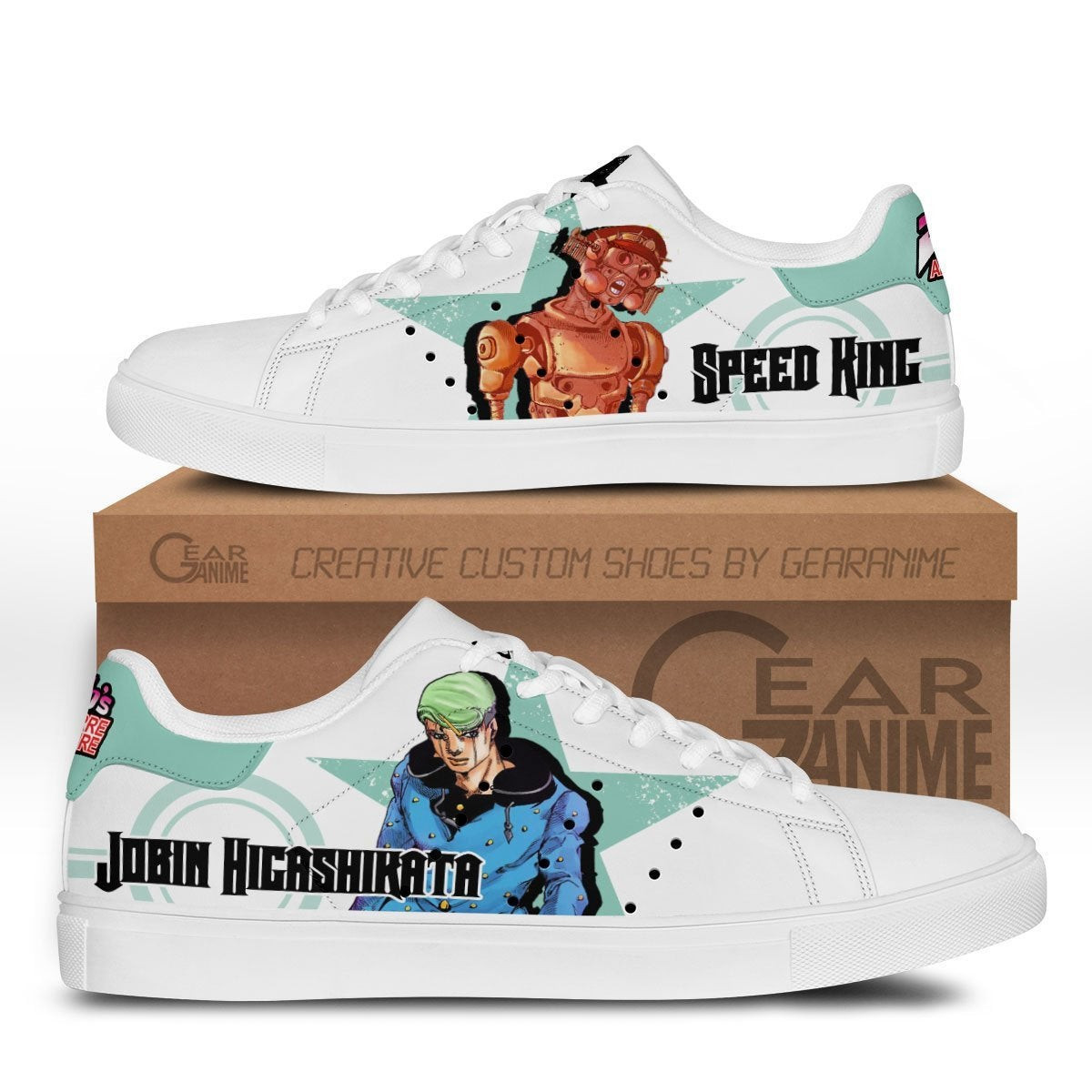 Jobin Higashikata Custom Anime Classic Court Shoes