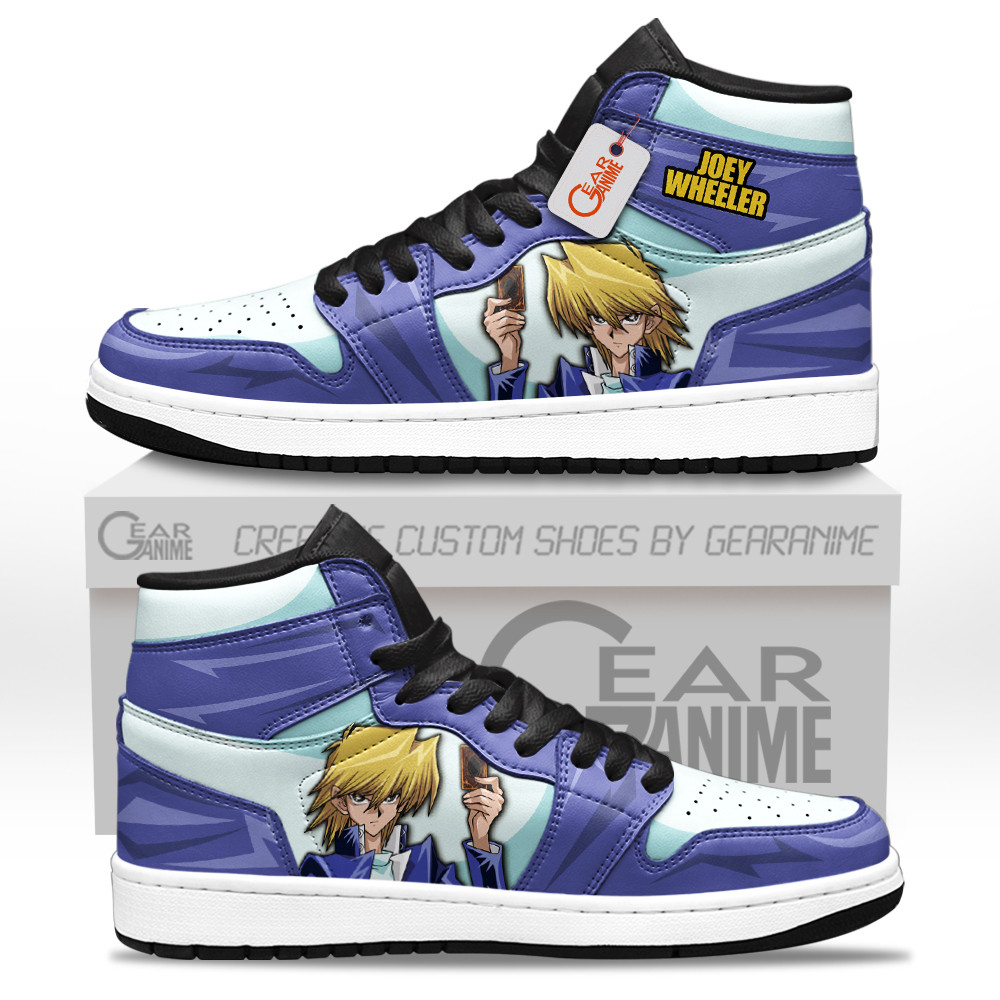 Joey Wheeler Custom Anime High-Top Leather Sneakers