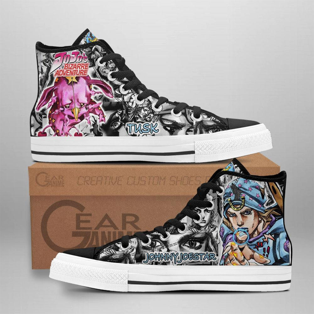 Johnny Joestar Custom Anime High-Top Canvas Shoes NTT111