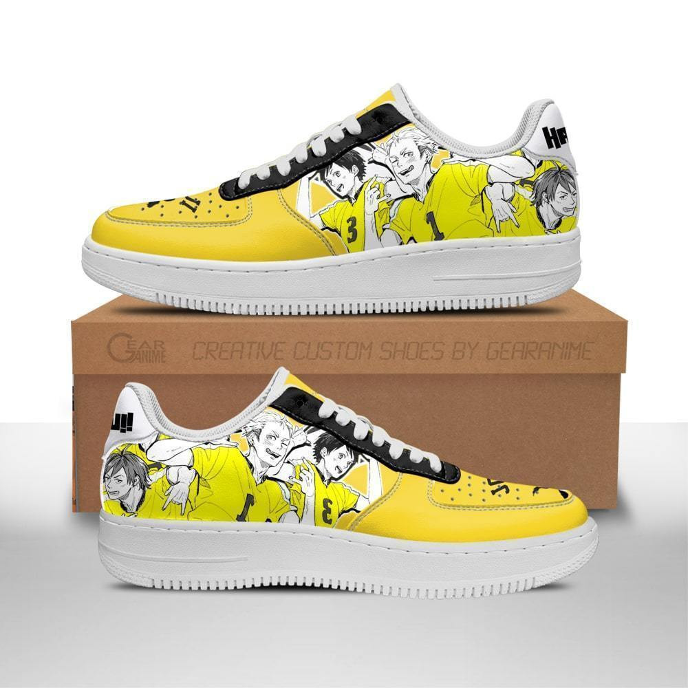 Johzenji High Custom Anime Low-Top Leather Sneakers