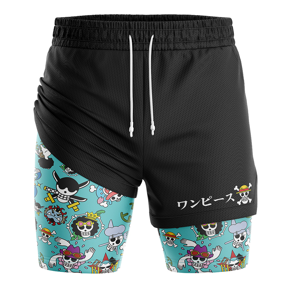 Jolly Roger One Piece 2-in-1 Performance Shorts