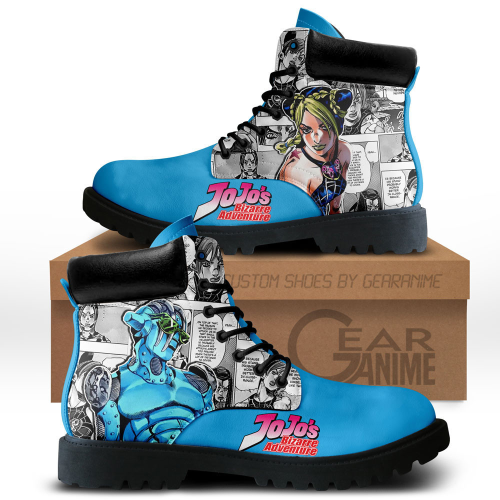 Jolyne Kujo Custom Anime Combat Boots NTT071