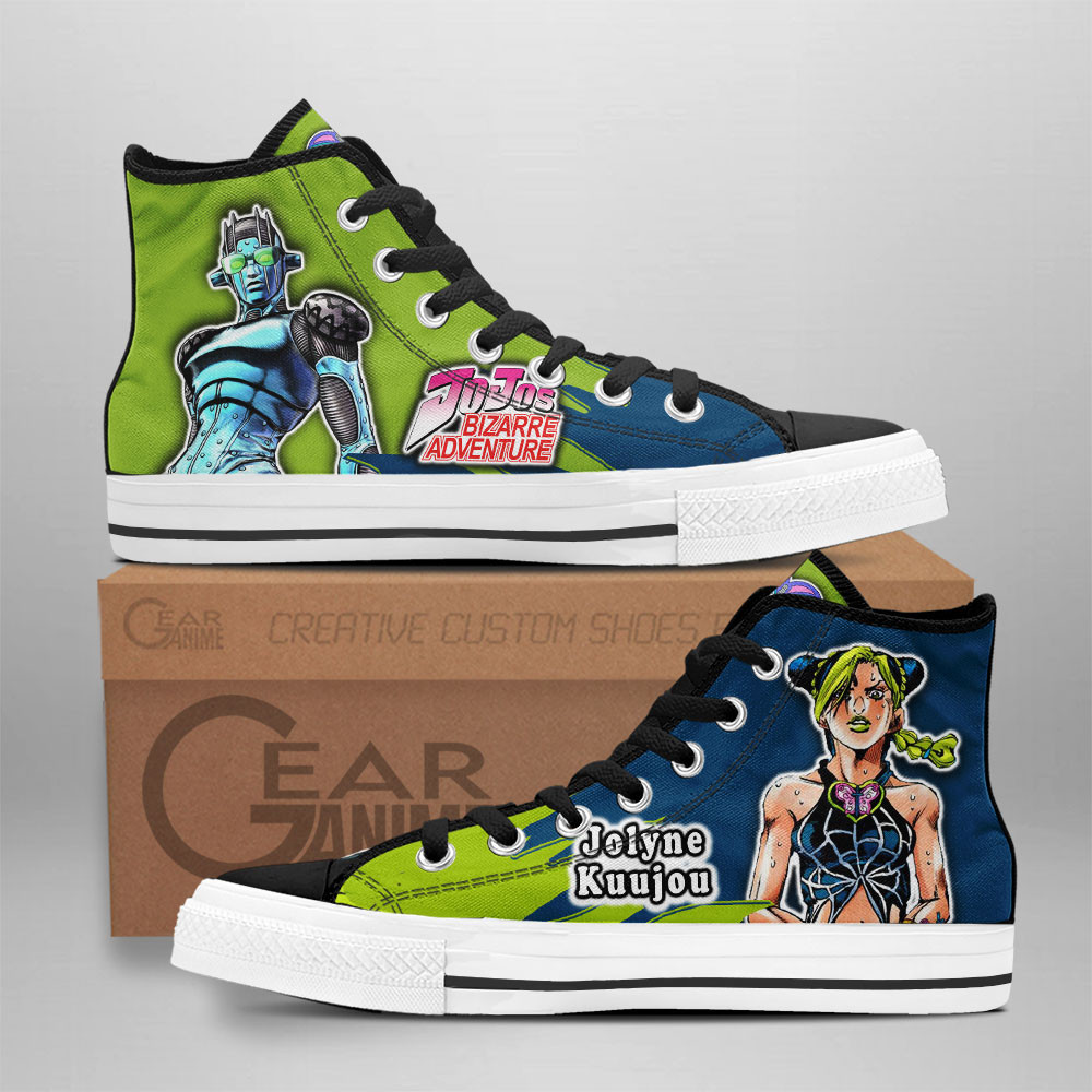 Jolyne Kuujou Custom Anime High-Top Canvas Shoes NTT291