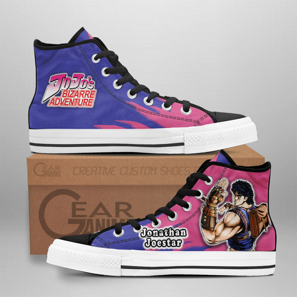 Jonathan Joestar Custom Anime High-Top Canvas Shoes NTT291