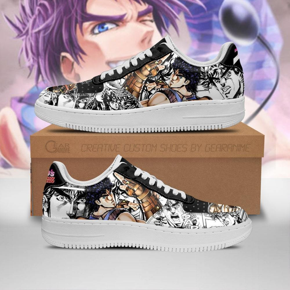 Jonathan Joestar Custom Anime Low-Top Leather Sneakers