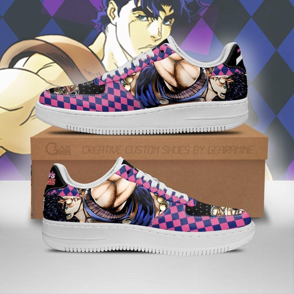 Jonathan Joestar Custom Anime Low-Top Leather Sneakers