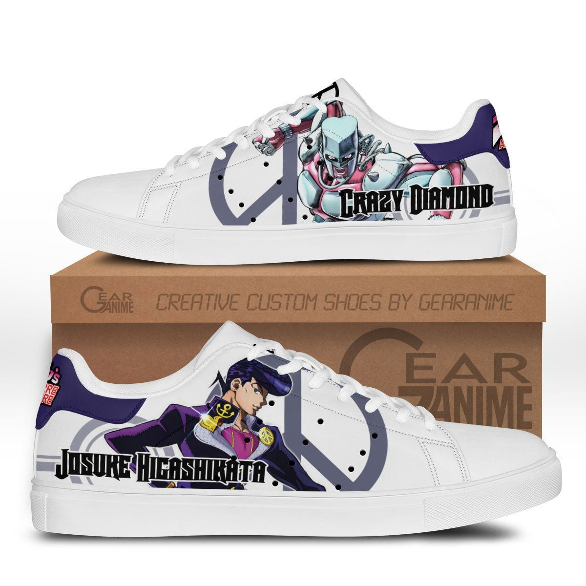 Josuke Higashikata Custom Anime Classic Court Shoes
