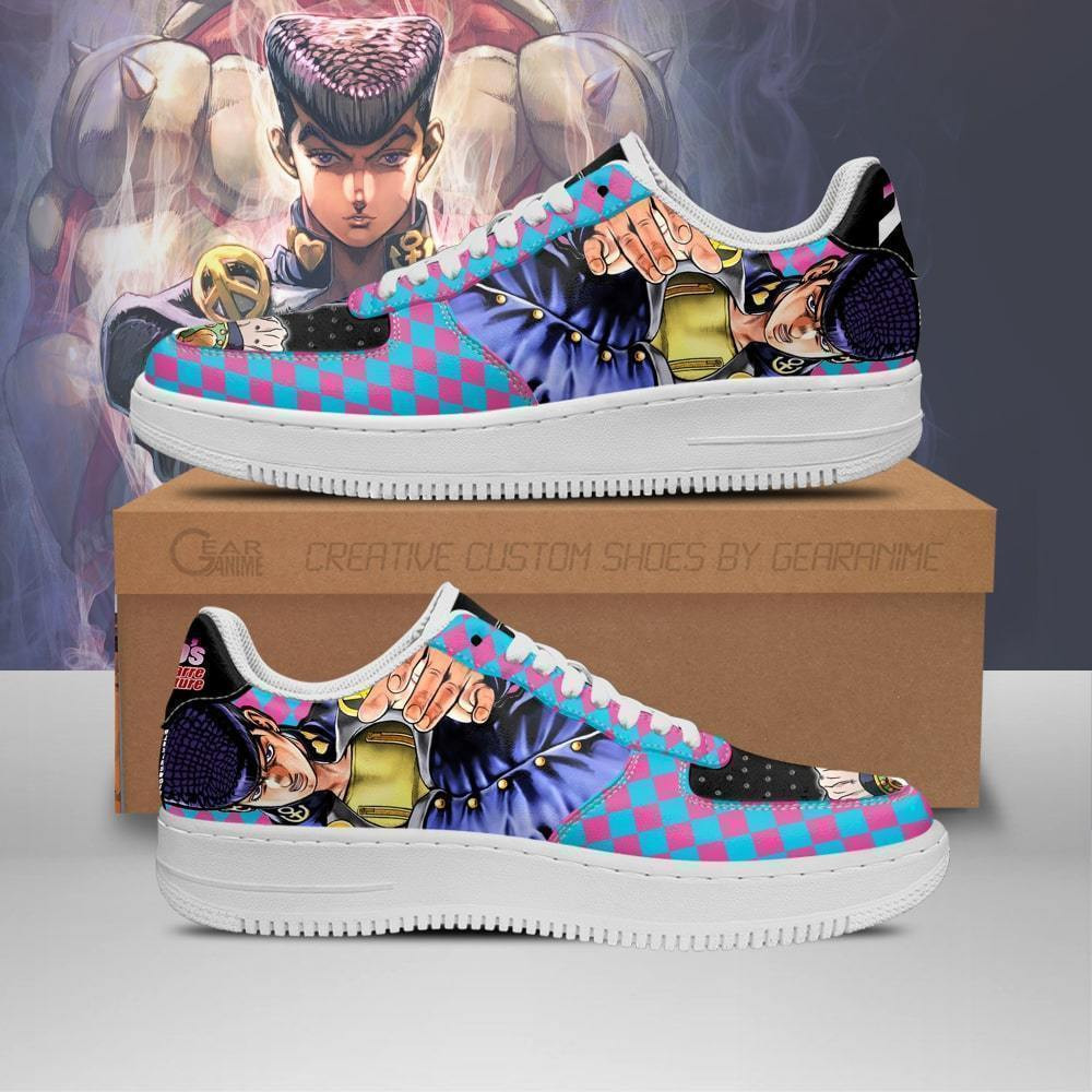 Josuke Higashikata Custom Anime Low-Top Leather Sneakers