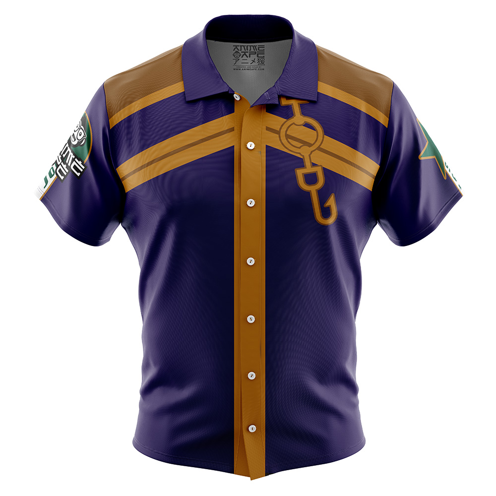Jotaro Kujo Jojo’s Bizarre Adventure Button Up Hawaiian Shirt
