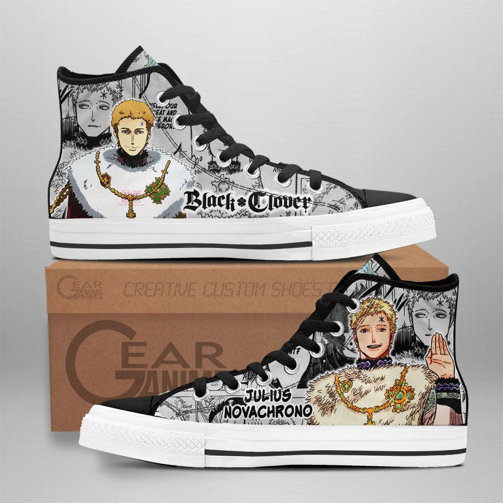 Julius Novachrono Custom Anime High-Top Canvas Shoes