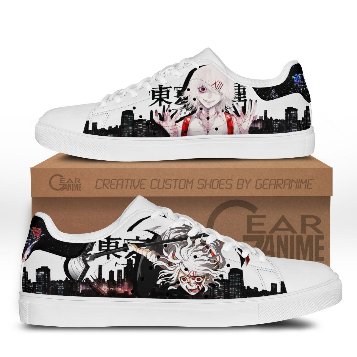 Juuzou Suzuya Custom Anime Classic Court Shoes