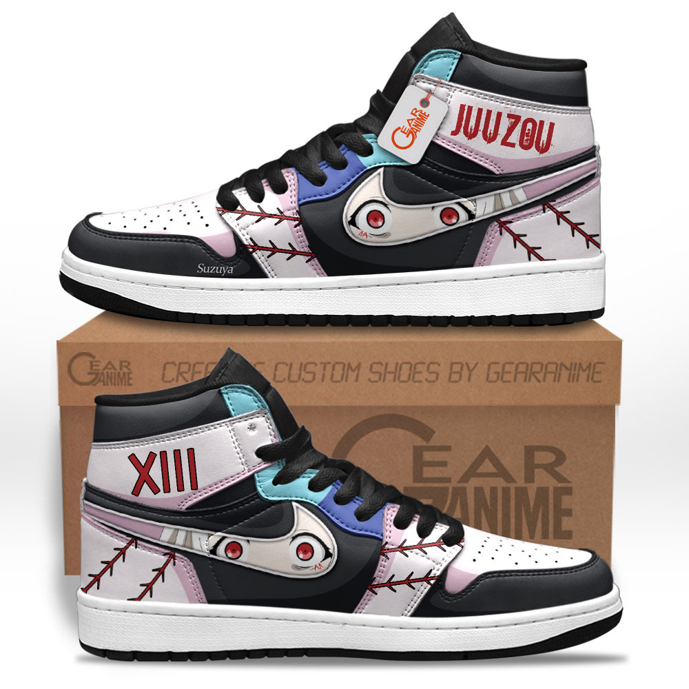 Juuzou Suzuya High-Top Leather Sneakers Custom Name