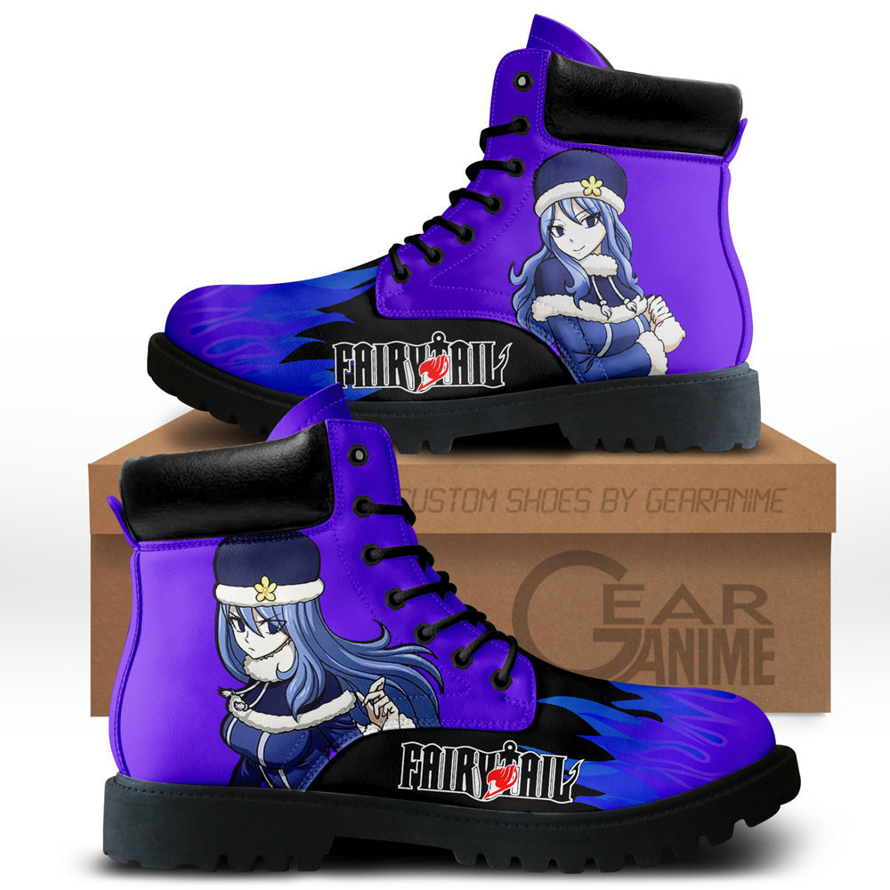 Juvia Lockser Custom Anime Combat Boots NTT071