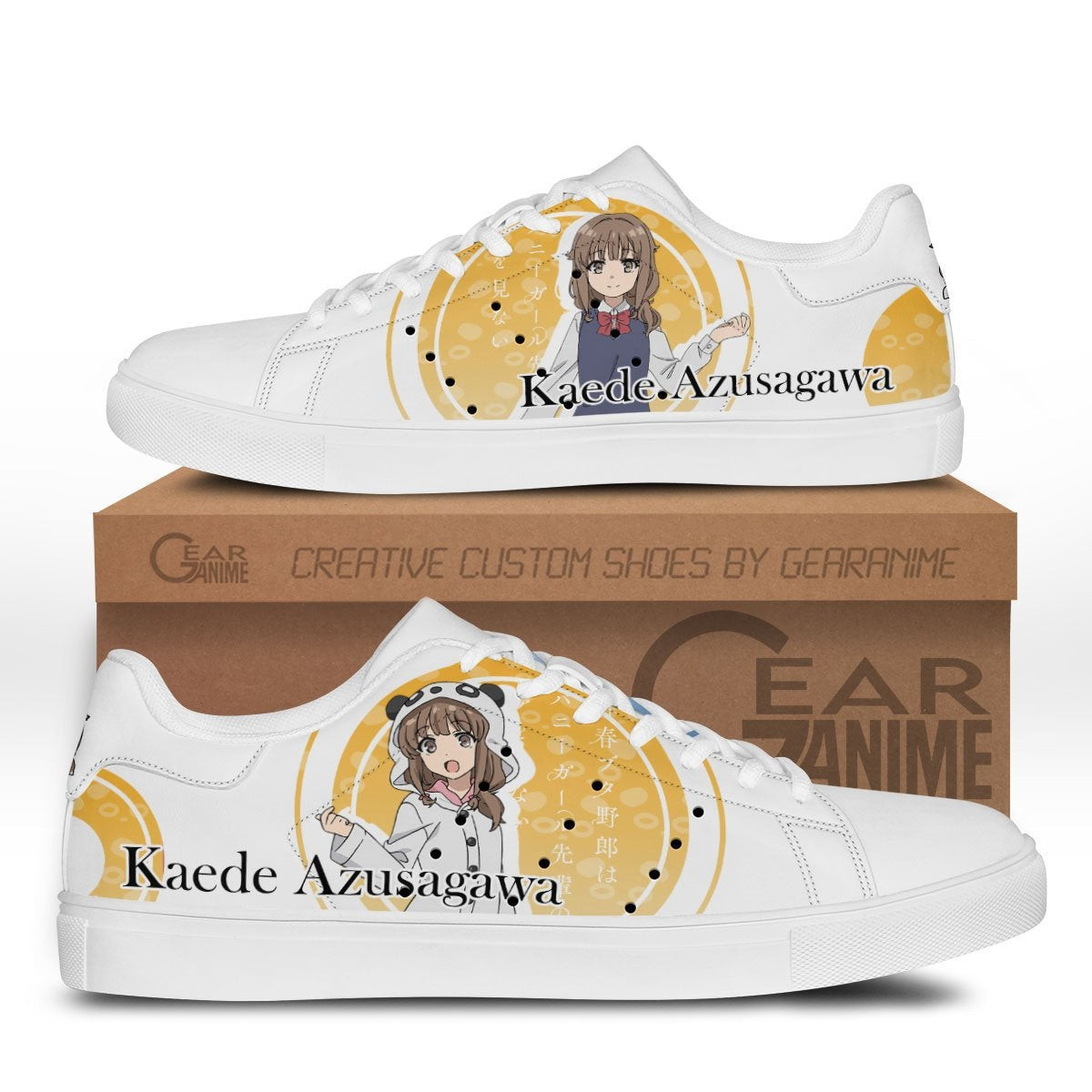 Kaede Azusagawa Custom Anime Classic Court Shoes