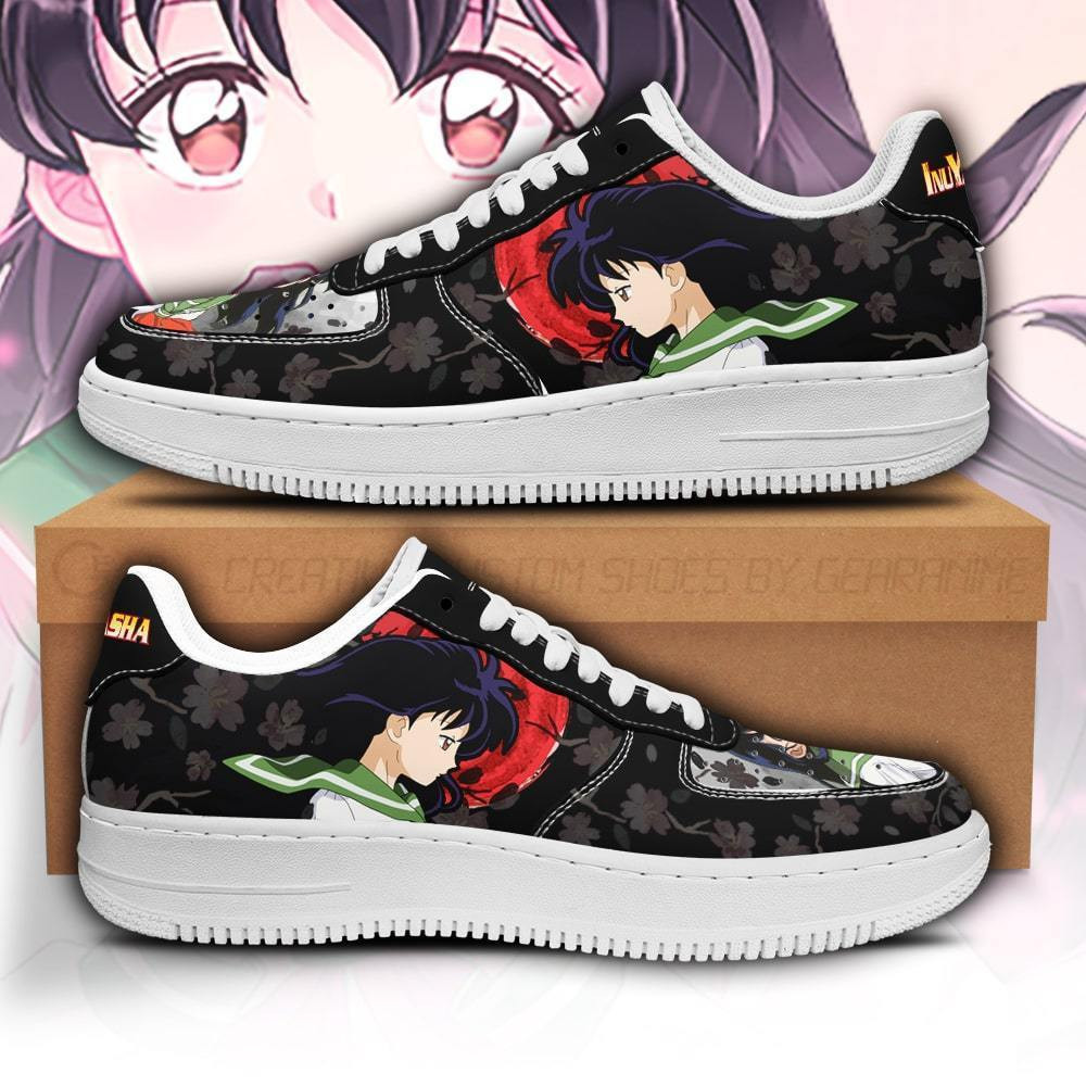 Kagome Custom Anime Low-Top Leather Sneakers