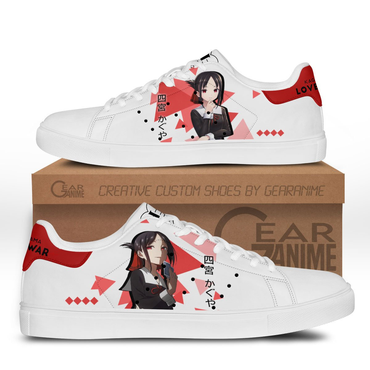 Kaguya-sama Kaguya Shinomiya Custom Anime Classic Court Shoes