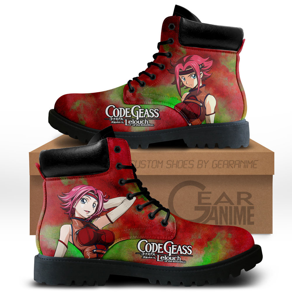 Kallen Stadtfeld Custom Anime Combat Boots NTT141